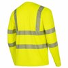 Pioneer Cooling Safety T-Shirt, Long Sleeve, Hi-Vis Yellow, 4XL V1053160U-4XL